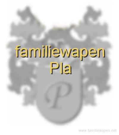 familiewapen Pla