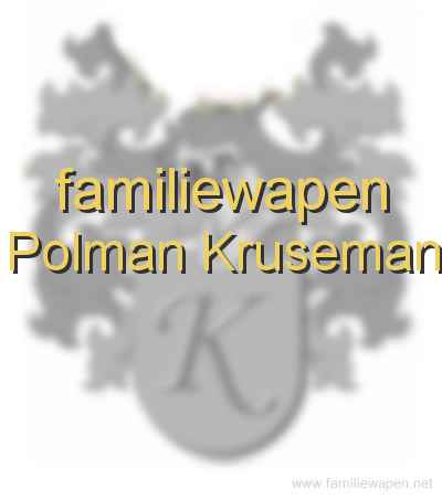 familiewapen Polman Kruseman