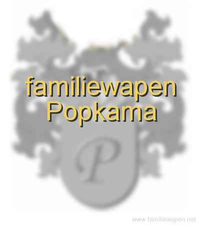 familiewapen Popkama