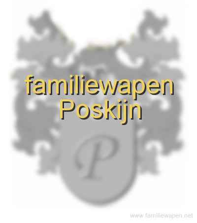 familiewapen Poskijn