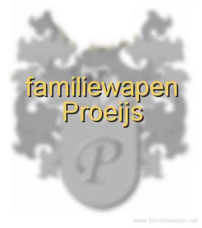 familiewapen Proeijs