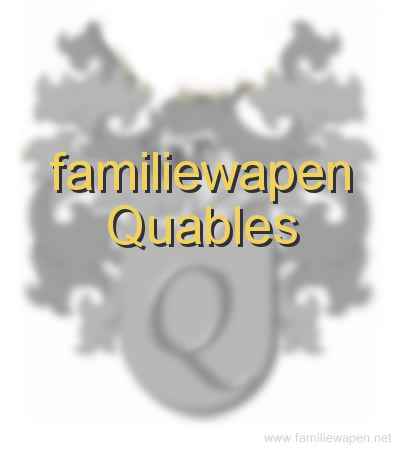 familiewapen Quables
