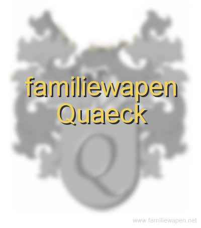 familiewapen Quaeck