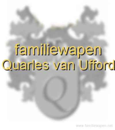 familiewapen Quarles van Ufford