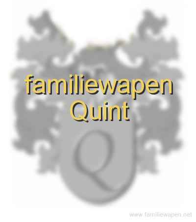familiewapen Quint