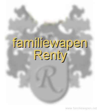 familiewapen Renty
