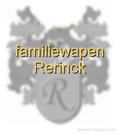 familiewapen Rerinck