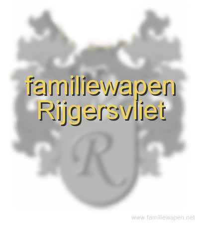 familiewapen Rijgersvliet