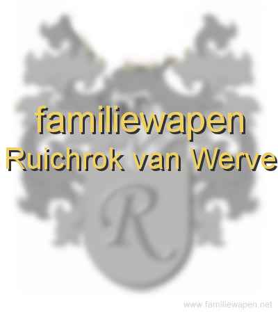 familiewapen Ruichrok van Werve