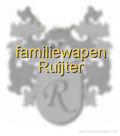 familiewapen Ruijter