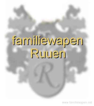 familiewapen Ruuen