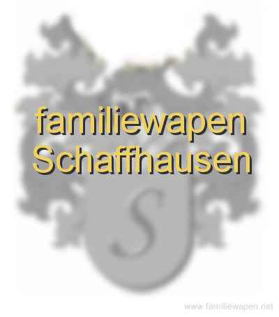 familiewapen Schaffhausen