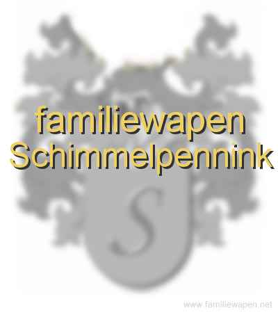 familiewapen Schimmelpennink