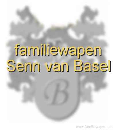 familiewapen Senn van Basel
