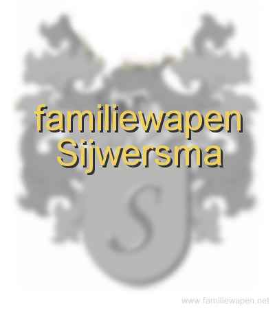 familiewapen Sijwersma