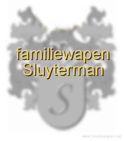 familiewapen Sluyterman