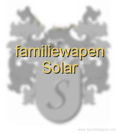 familiewapen Solar