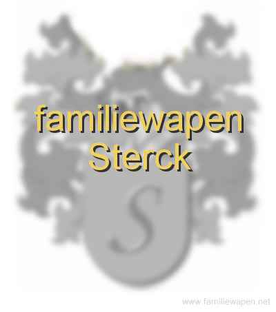 familiewapen Sterck