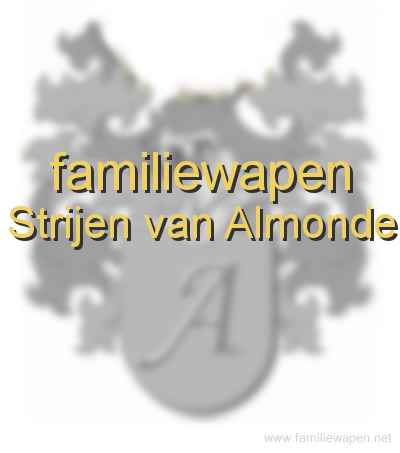 familiewapen Strijen van Almonde