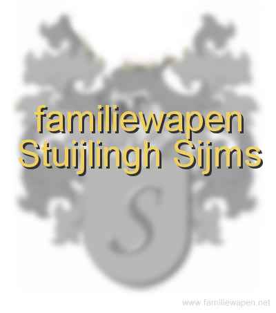 familiewapen Stuijlingh Sijms