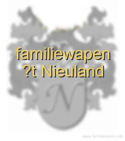 familiewapen ?t Nieuland
