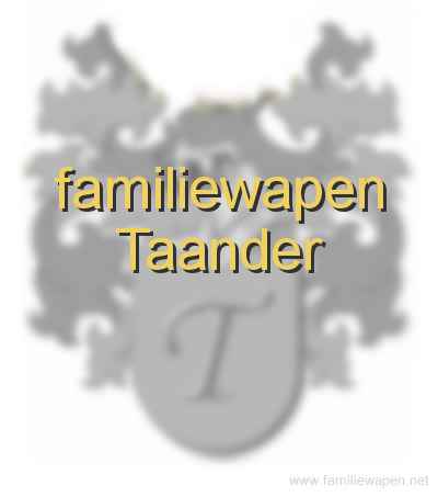 familiewapen Taander