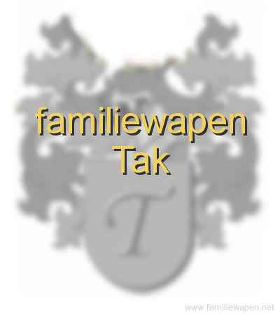 familiewapen Tak