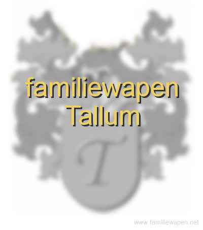 familiewapen Tallum