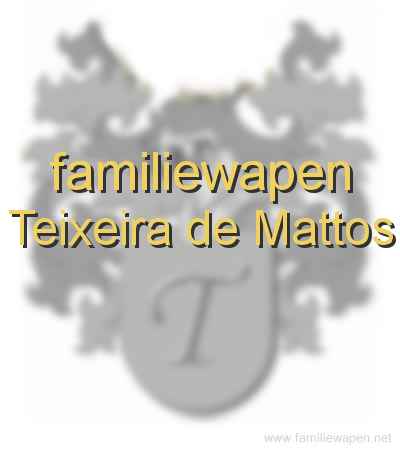 familiewapen Teixeira de Mattos