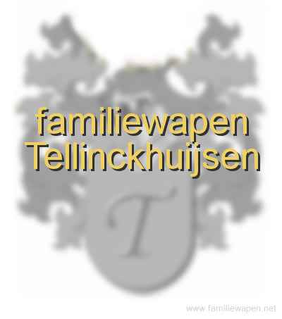 familiewapen Tellinckhuijsen