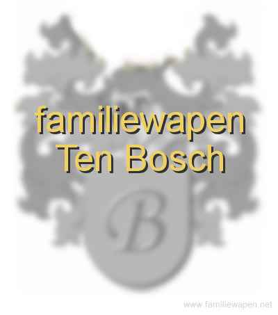 familiewapen Ten Bosch