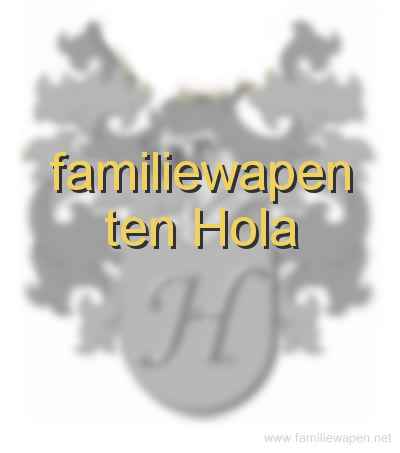 familiewapen ten Hola