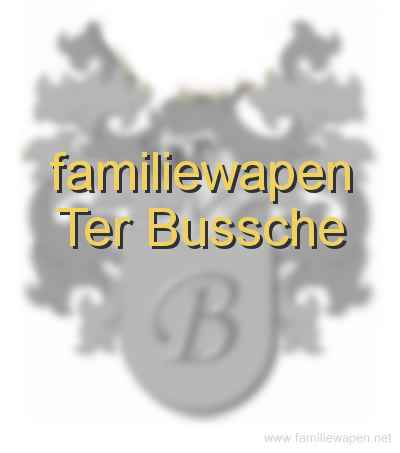 familiewapen Ter Bussche