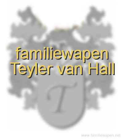 familiewapen Teyler van Hall