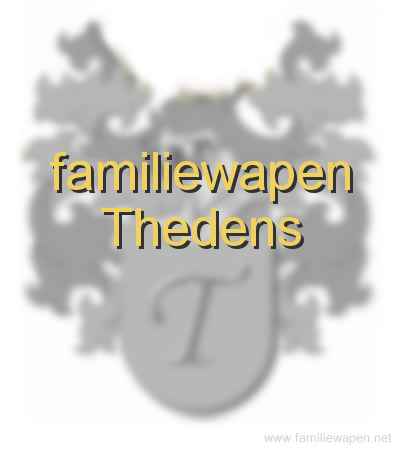 familiewapen Thedens