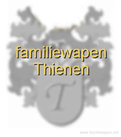 familiewapen Thienen