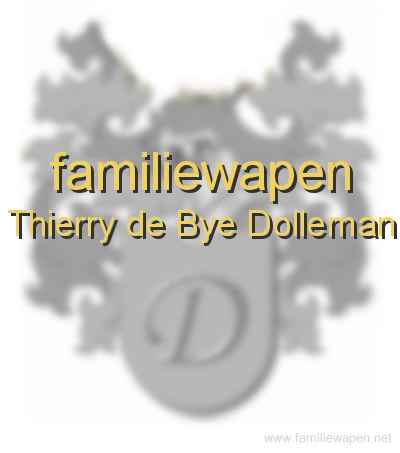 familiewapen Thierry de Bye Dolleman