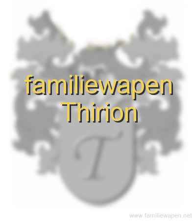 familiewapen Thirion