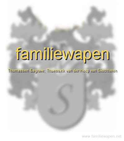 familiewapen Thomassen à Thuessink van der Hoop van Slochteren