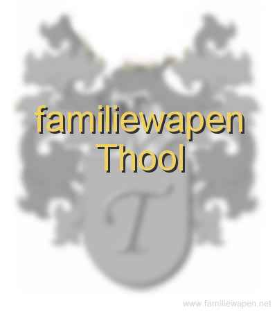 familiewapen Thool