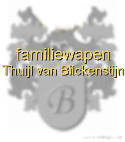 familiewapen Thuijl van Bilckenstijn