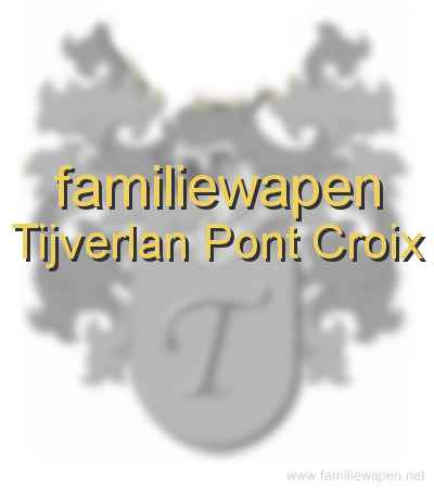 familiewapen Tijverlan Pont Croix