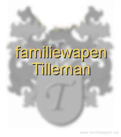 familiewapen Tilleman