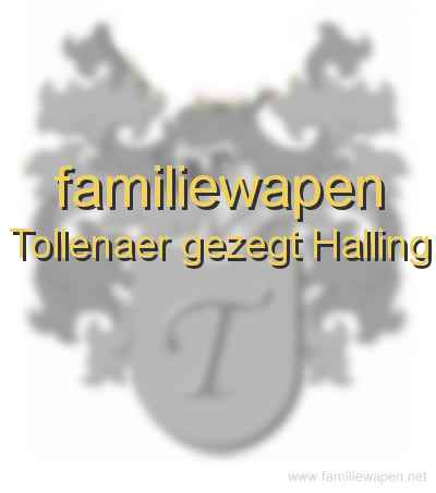 familiewapen Tollenaer gezegt Halling