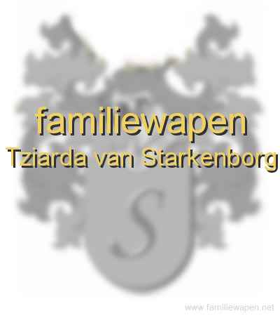 familiewapen Tziarda van Starkenborg