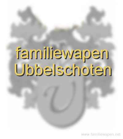 familiewapen Ubbelschoten