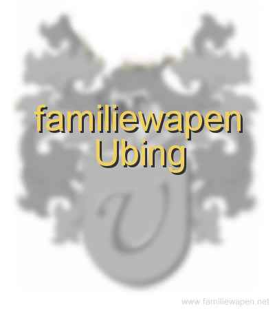 familiewapen Ubing