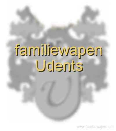familiewapen Udents