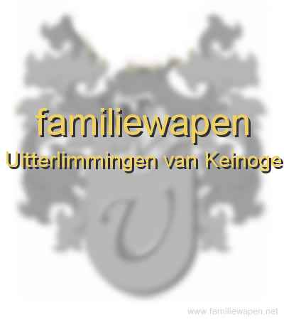 familiewapen Uitterlimmingen van Keinoge