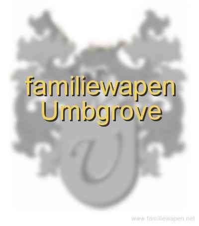 familiewapen Umbgrove